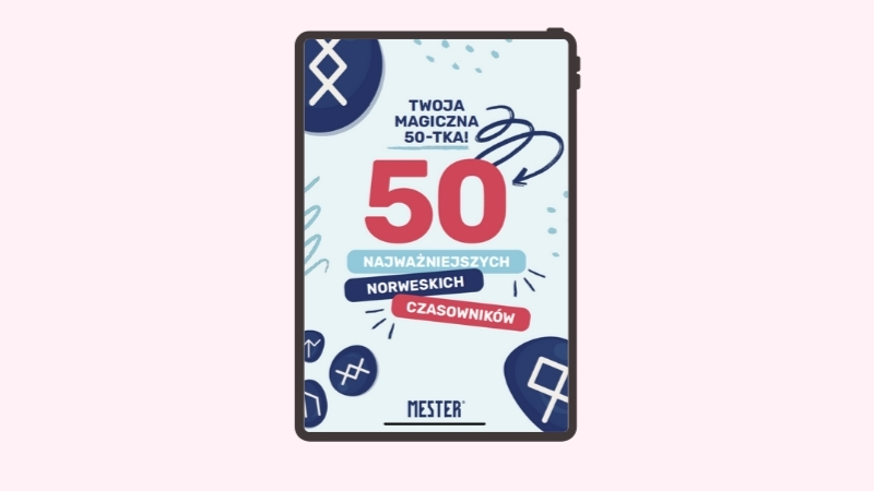 E-book: 50 najważniejszych norweskich czasowników